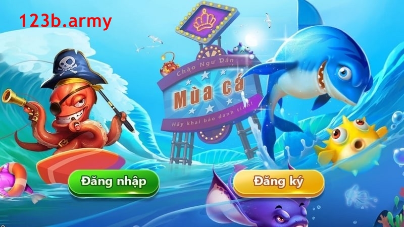 Tham gia game Bắn cá 123b Army với vài bước đơn giản
